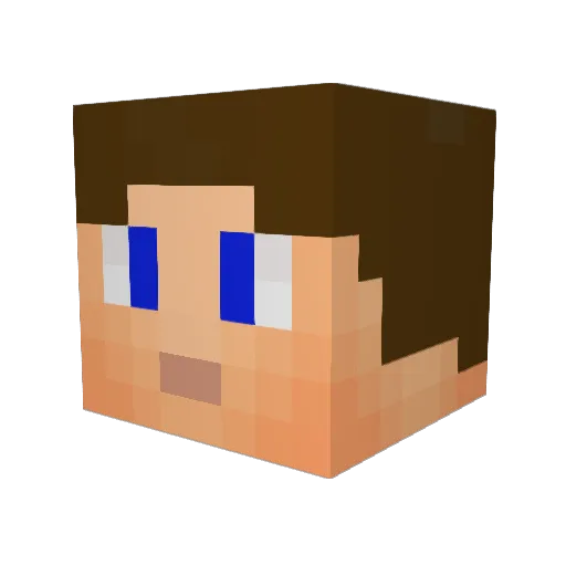 Onni183 Minecraft avatar head, 3D render