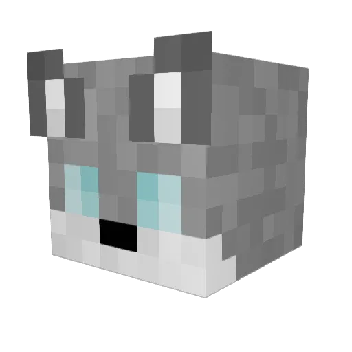 OnniSegawa Minecraft avatar head, 3D render