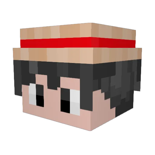 OnoKing123 Minecraft avatar head, 3D render