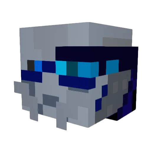 Onoisam Minecraft avatar head, 3D render