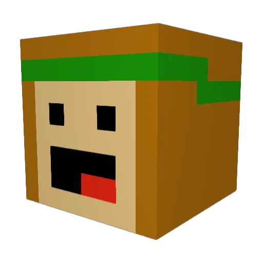 Onox_MC_YT Minecraft avatar head, 3D render