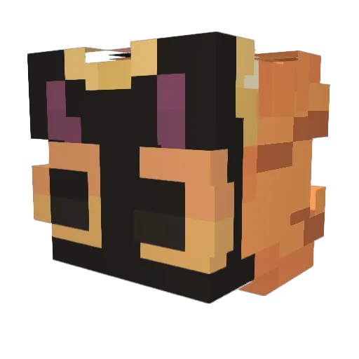 Onul_10 Minecraft avatar head, 3D render
