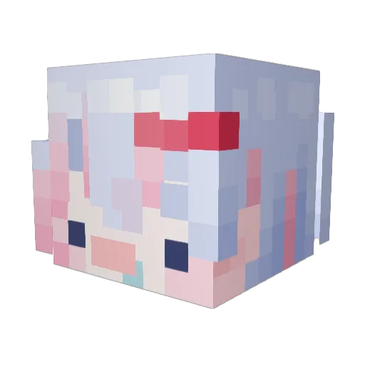 OnurMutlu Minecraft avatar head, 3D render