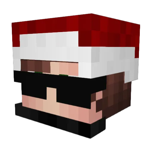 Onyetennyevwe Minecraft avatar head, 3D render