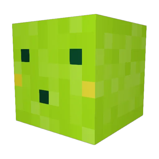 Onyoki Minecraft avatar head, 3D render