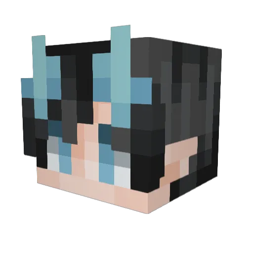 Onyx84 Minecraft avatar head, 3D render