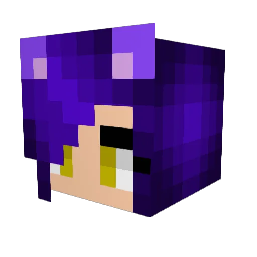 OnyxDiamond Minecraft avatar head, 3D render