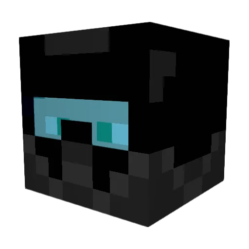 OnyxGear Minecraft avatar head, 3D render