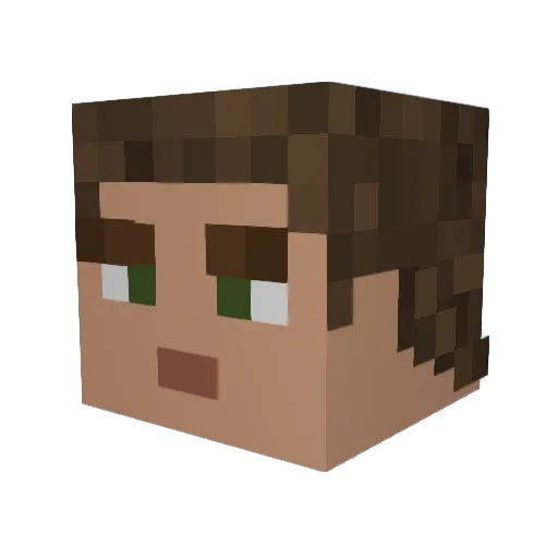 OnyxIsGamin Minecraft avatar head, 3D render