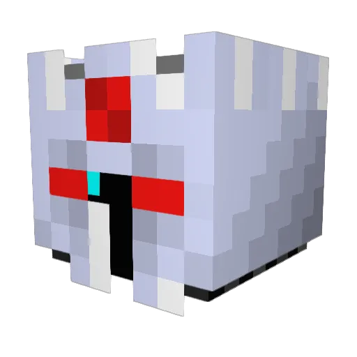 OnyxRaider Minecraft avatar head, 3D render