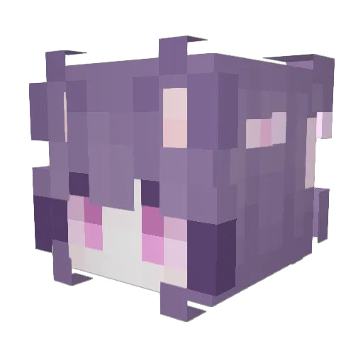 OnyxSoup Minecraft avatar head, 3D render