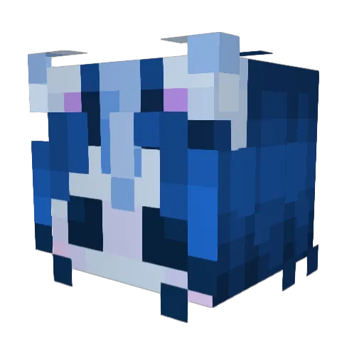 Onyx_176 Minecraft avatar head, 3D render