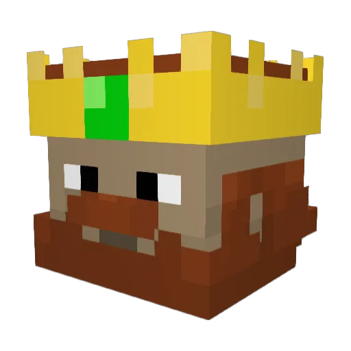 Onyxaie Minecraft avatar head, 3D render