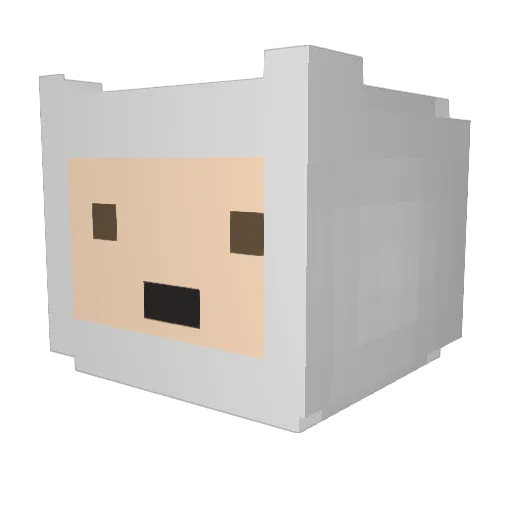 Onyxhugo Minecraft avatar head, 3D render