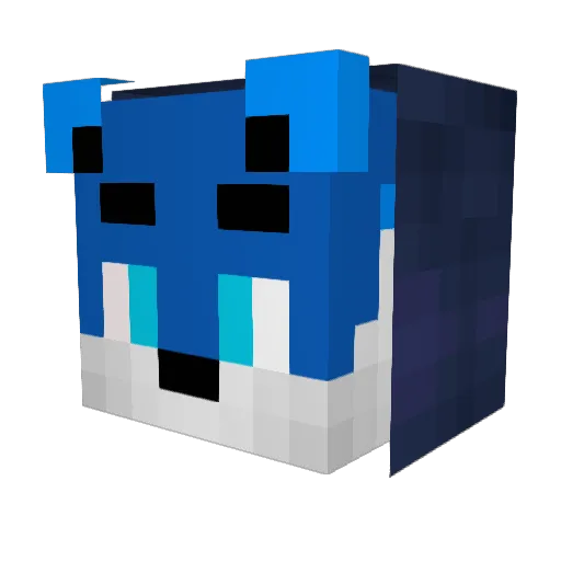 Onyxx_MC Minecraft avatar head, 3D render