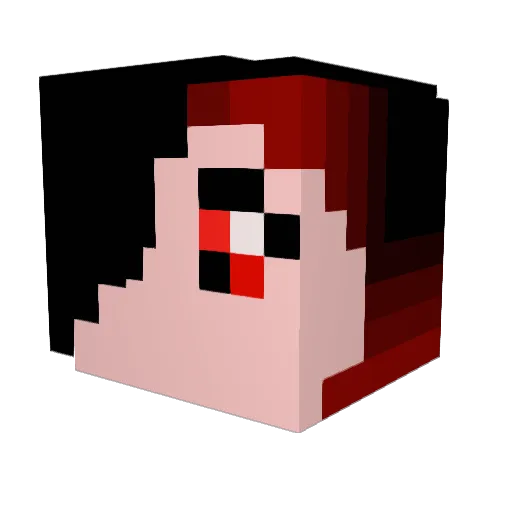 Onzefo Minecraft avatar head, 3D render