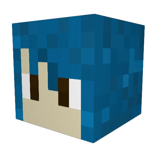 OoChromaoO Minecraft avatar head, 3D render