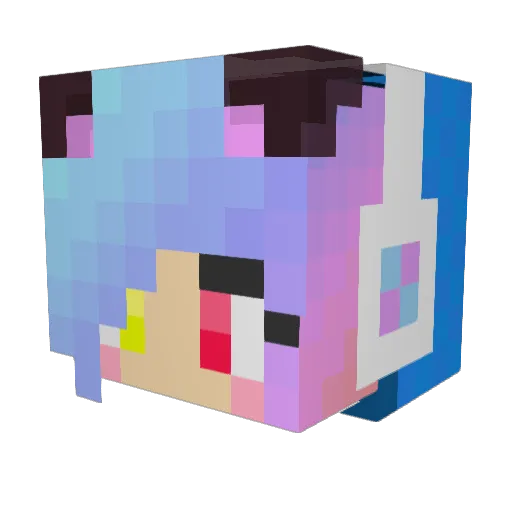 OoDinteroO Minecraft avatar head, 3D render