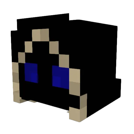 OoHDidIWin Minecraft avatar head, 3D render