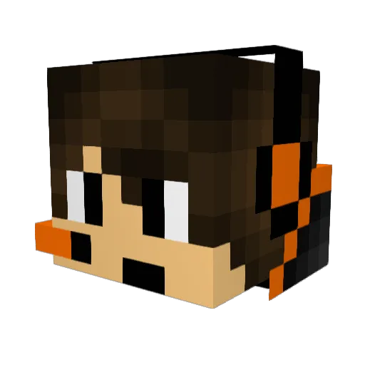 OoNebulaGamezoO Minecraft avatar head, 3D render