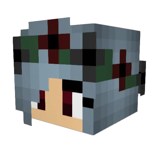 OoORinzler Minecraft avatar head, 3D render