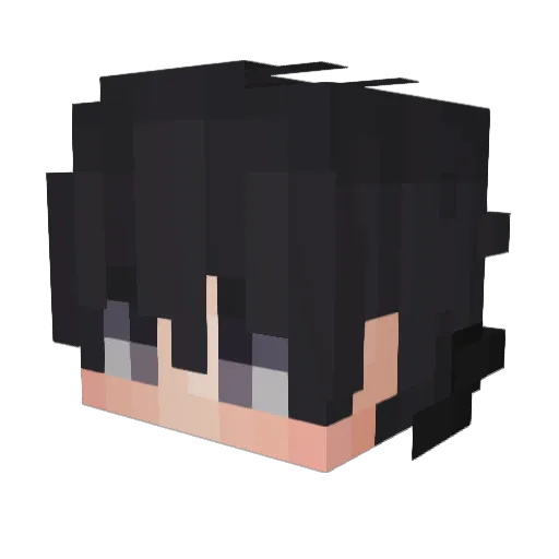 OoX____ Minecraft avatar head, 3D render