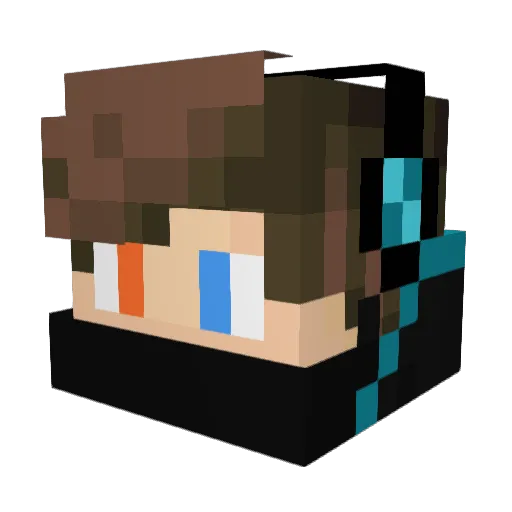 Oo_Athunder_oO Minecraft avatar head, 3D render
