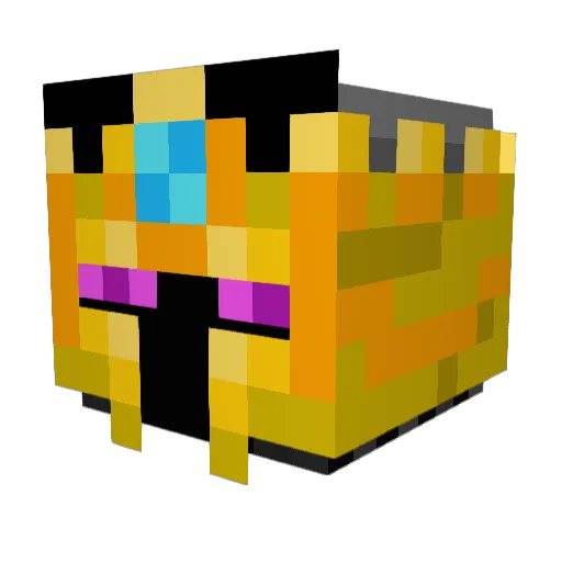 Ooak1 Minecraft avatar head, 3D render