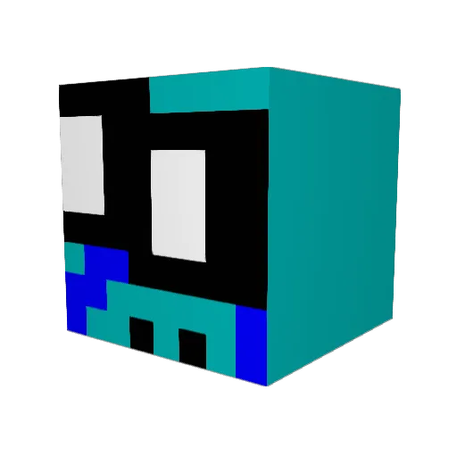 Oob__ Minecraft avatar head, 3D render