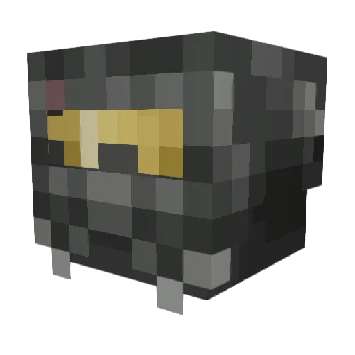 Oobi Minecraft avatar head, 3D render