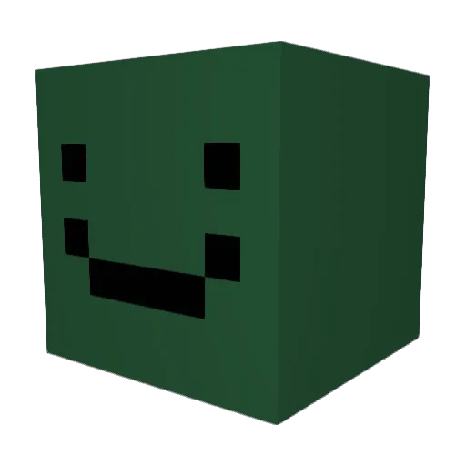OofSoldier Minecraft avatar head, 3D render