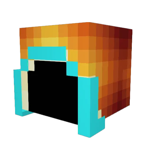 OoferGamer21 Minecraft avatar head, 3D render