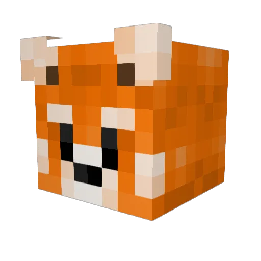 OofersTheCute Minecraft avatar head, 3D render