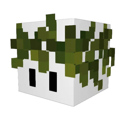 Oofnir Minecraft avatar head, 3D render