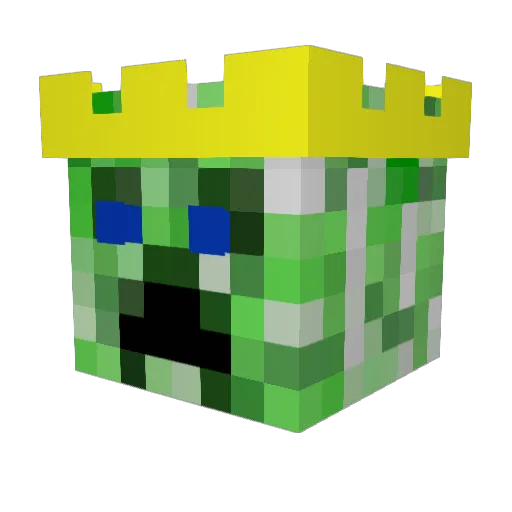 OogaBooga270 Minecraft avatar head, 3D render