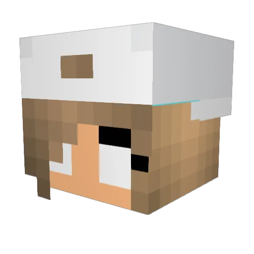 OogaBooga514 Minecraft avatar head, 3D render