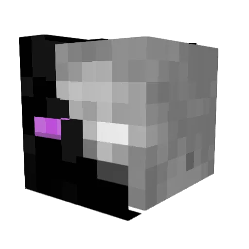 OogaBoogaBongo Minecraft avatar head, 3D render