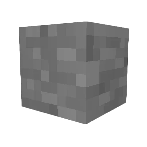 Ooga___Booga Minecraft avatar head, 3D render