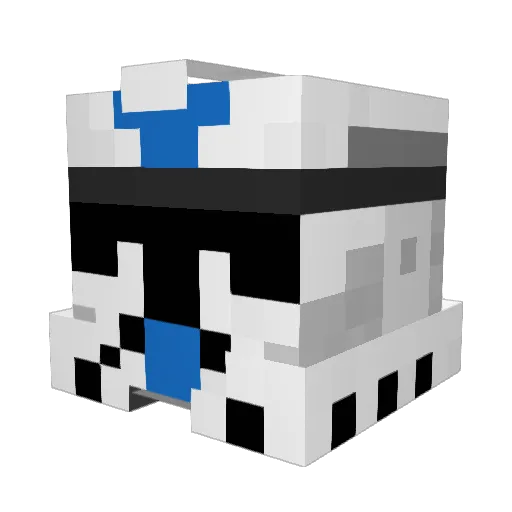 OogisBoogis Minecraft avatar head, 3D render