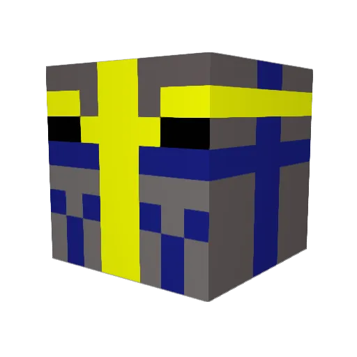Oogway_son Minecraft avatar head, 3D render