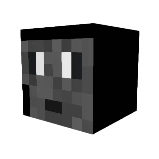 Oootini Minecraft avatar head, 3D render