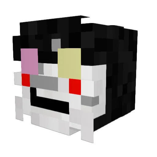 OopsImMe Minecraft avatar head, 3D render