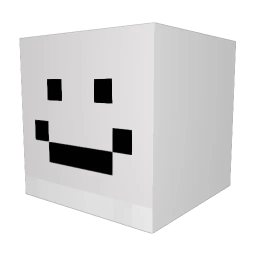 OopsTuEsMort Minecraft avatar head, 3D render