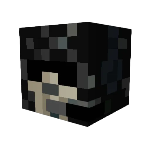 OpGameRrr Minecraft avatar head, 3D render