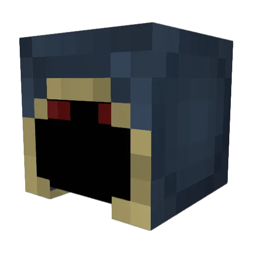 OpTiiCrafT Minecraft avatar head, 3D render