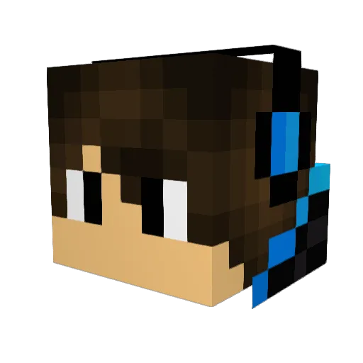 OpXInsanity Minecraft avatar head, 3D render