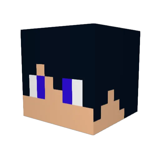 Op_Prakash Minecraft avatar head, 3D render
