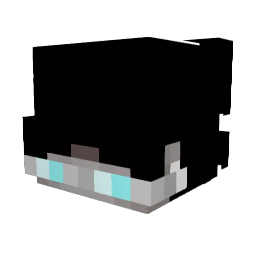 Opajlaq Minecraft avatar head, 3D render