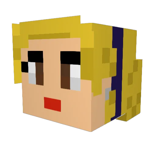 OpalGamer67 Minecraft avatar head, 3D render