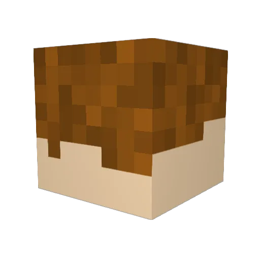 Opax_lol Minecraft avatar head, 3D render